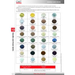 รายละเอียดสีของมือจับและปุ่มจับ ZENITH